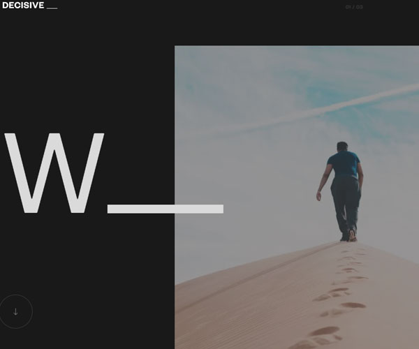 靜態圖片的首頁